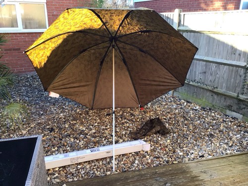 Fox brolly used - fox, carp