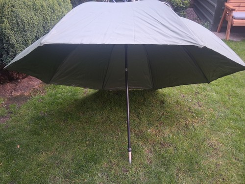 Green fishing brolly umbrella - green,